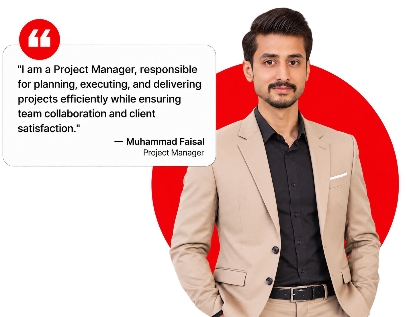 Faisal Project Manager Techniv